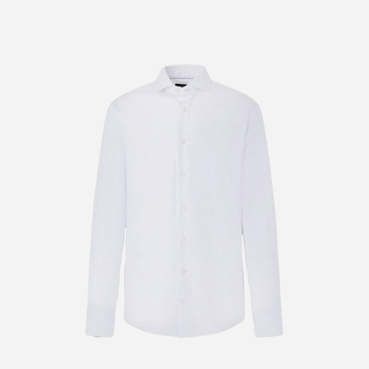 CAMISA SPORT HACKETT LONDON BLANCO ALGODON (HM309638-800)