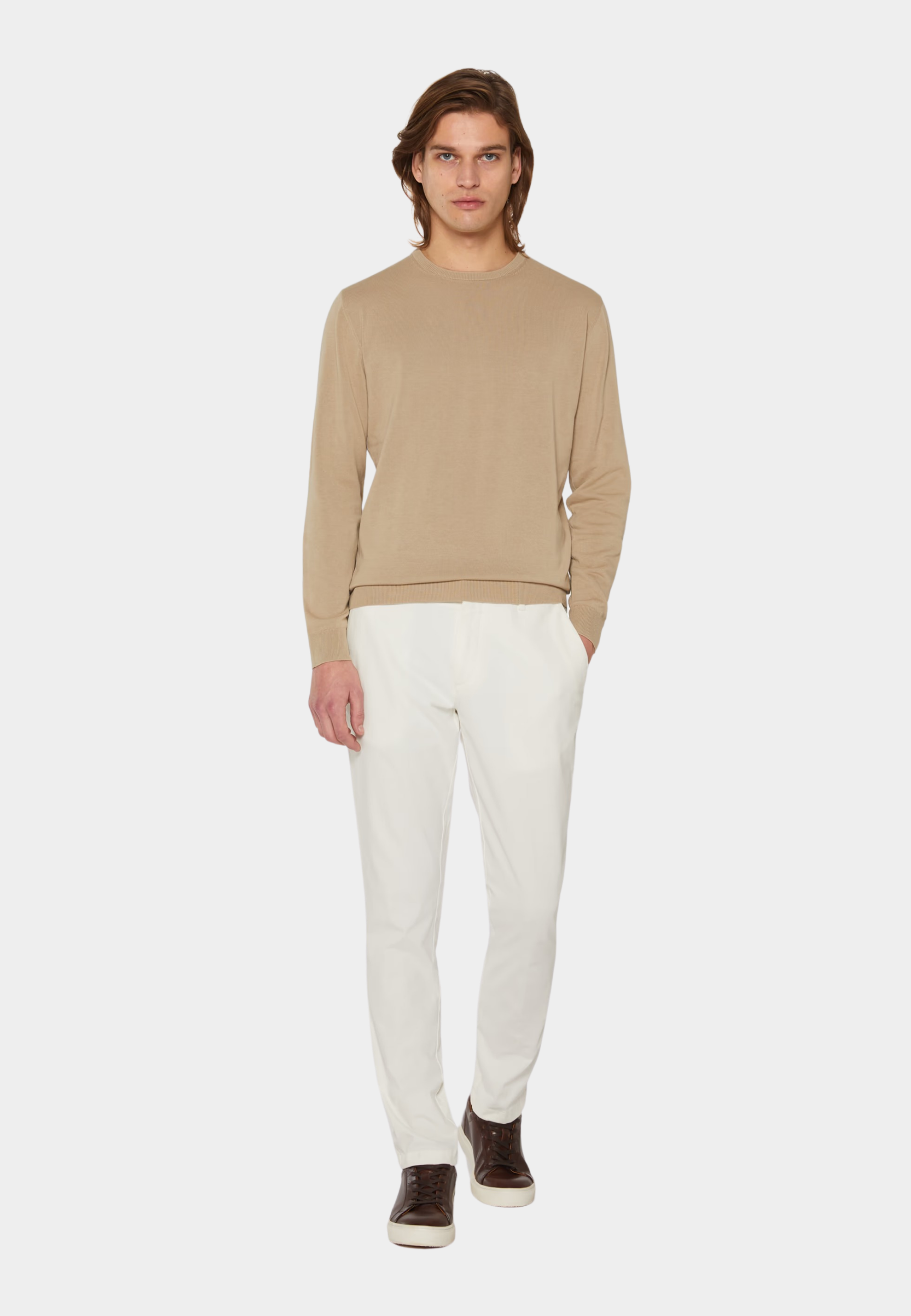 PANTALON BOGGI BEIGE ALG + ELAS