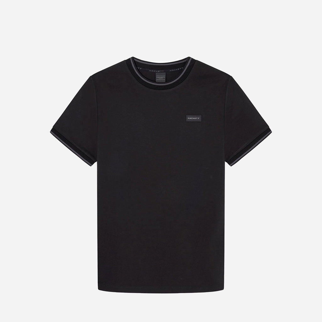 CAMISETA-TSHIRT HACKETT LONDON NEGRO ALGODON (HM500782-999)