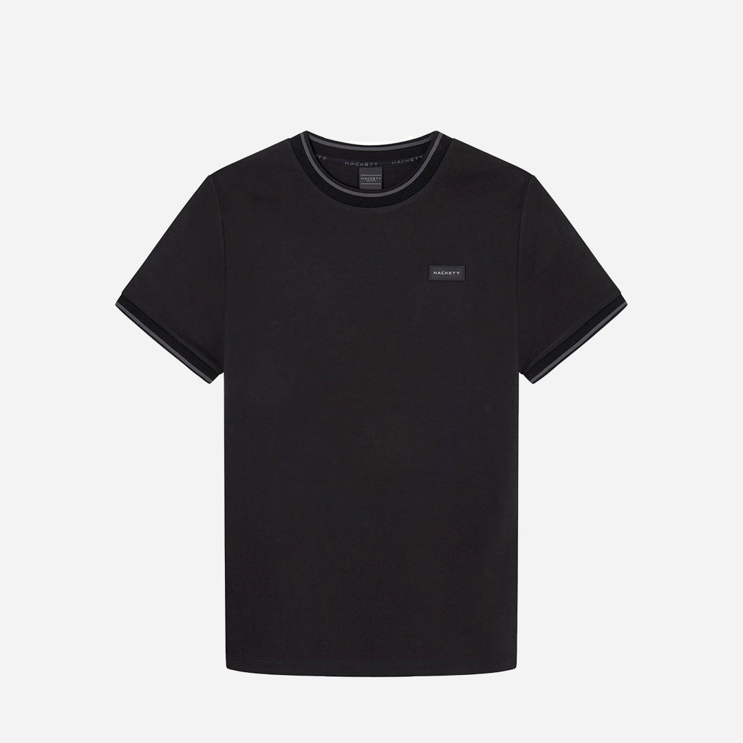 CAMISETA-TSHIRT HACKETT LONDON NEGRO ALGODON (HM500782-999)