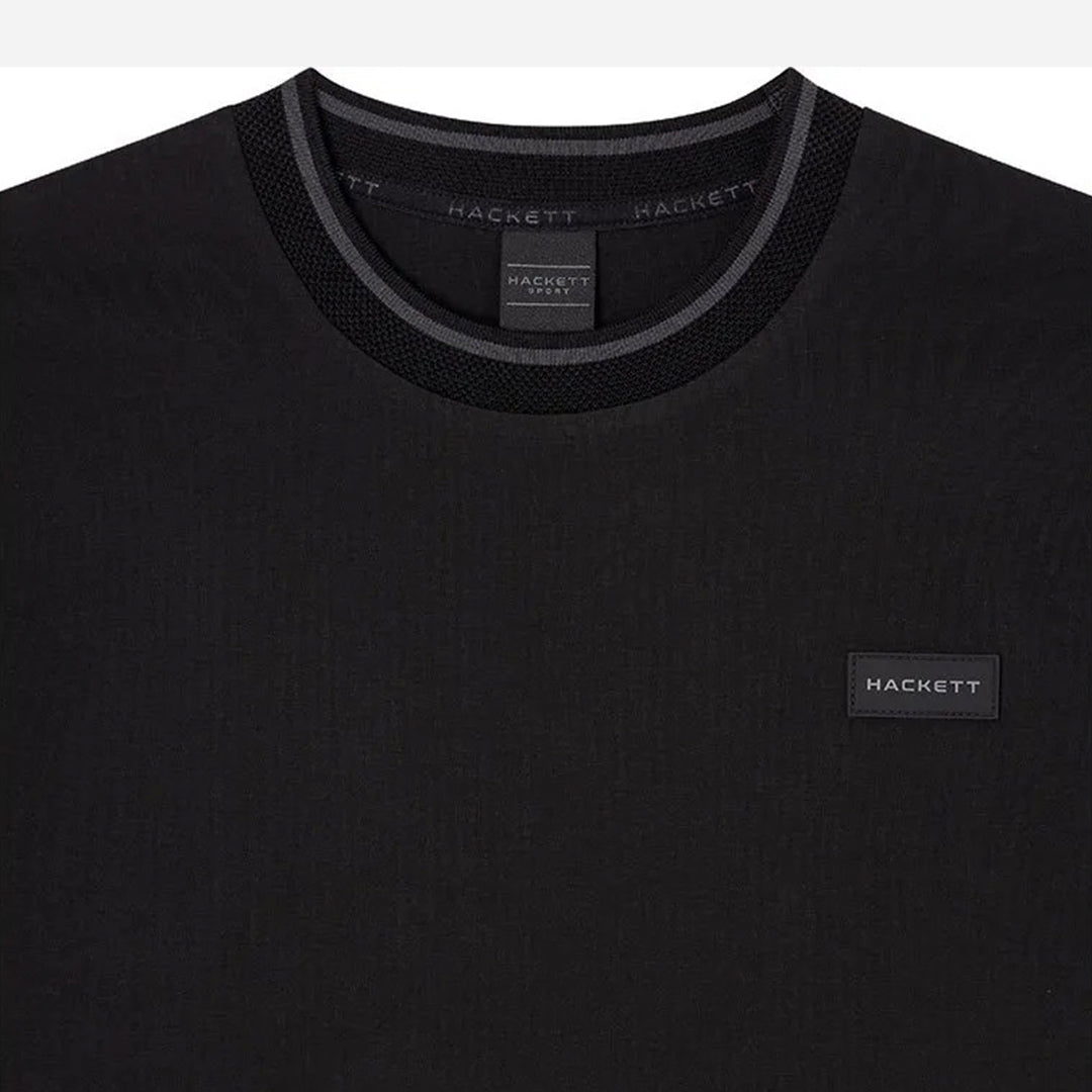 CAMISETA-TSHIRT HACKETT LONDON NEGRO ALGODON (HM500782-999)