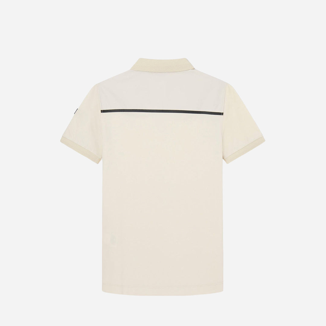 CAMISETA POLO HACKETT LONDON BEIGE ALG + POLI+ ELAS (HM563232-8KW)