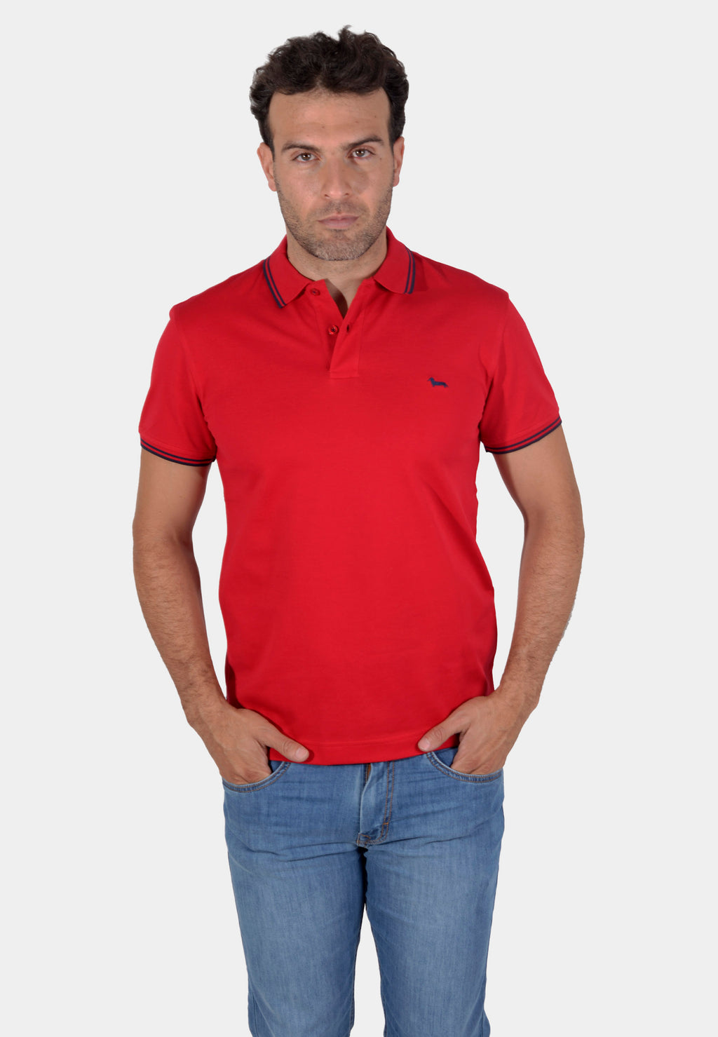 CAMISETA POLO HARMONT ROJO CUERO (LNK0100211480-518)