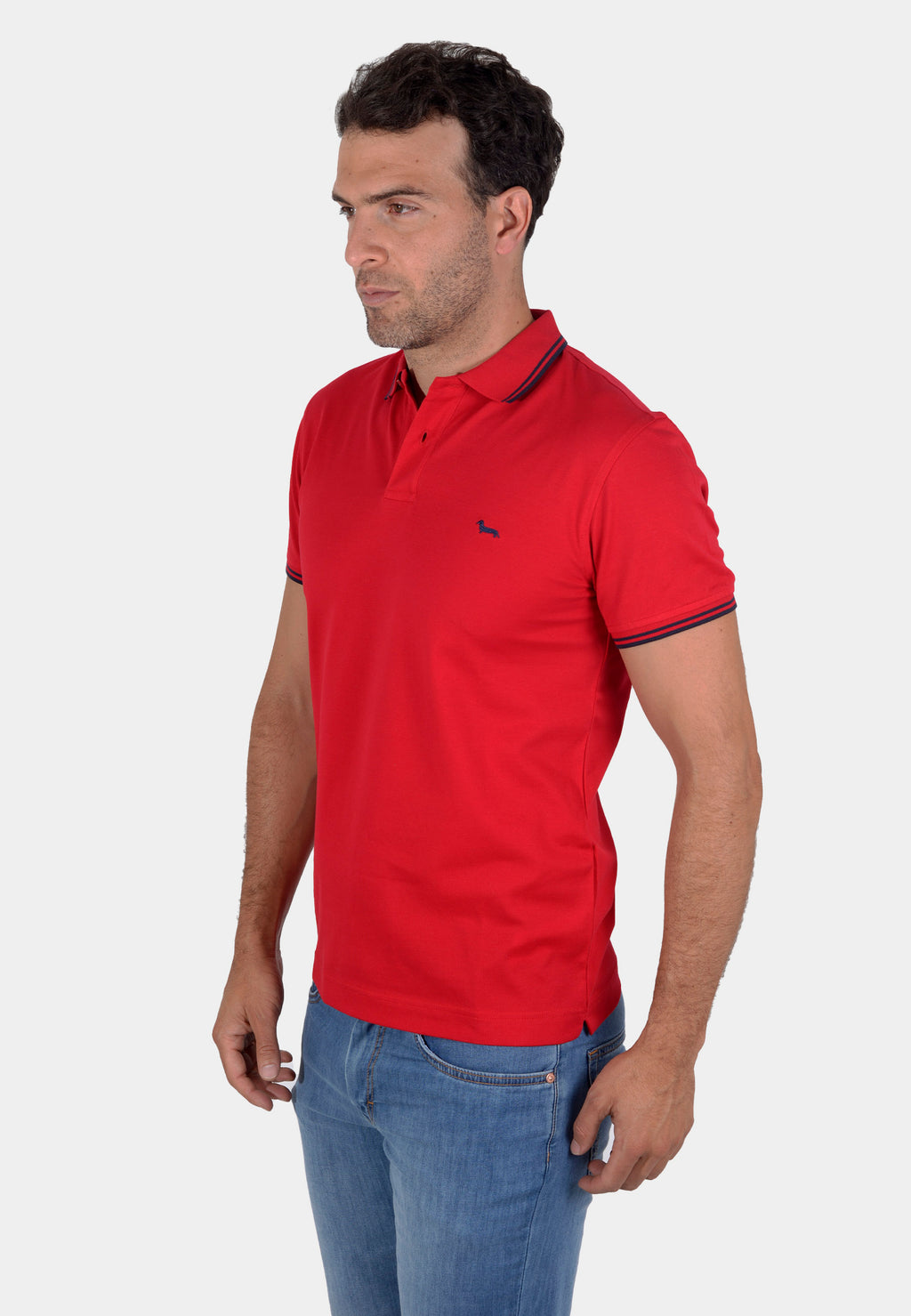 CAMISETA POLO HARMONT ROJO CUERO (LNK0100211480-518)