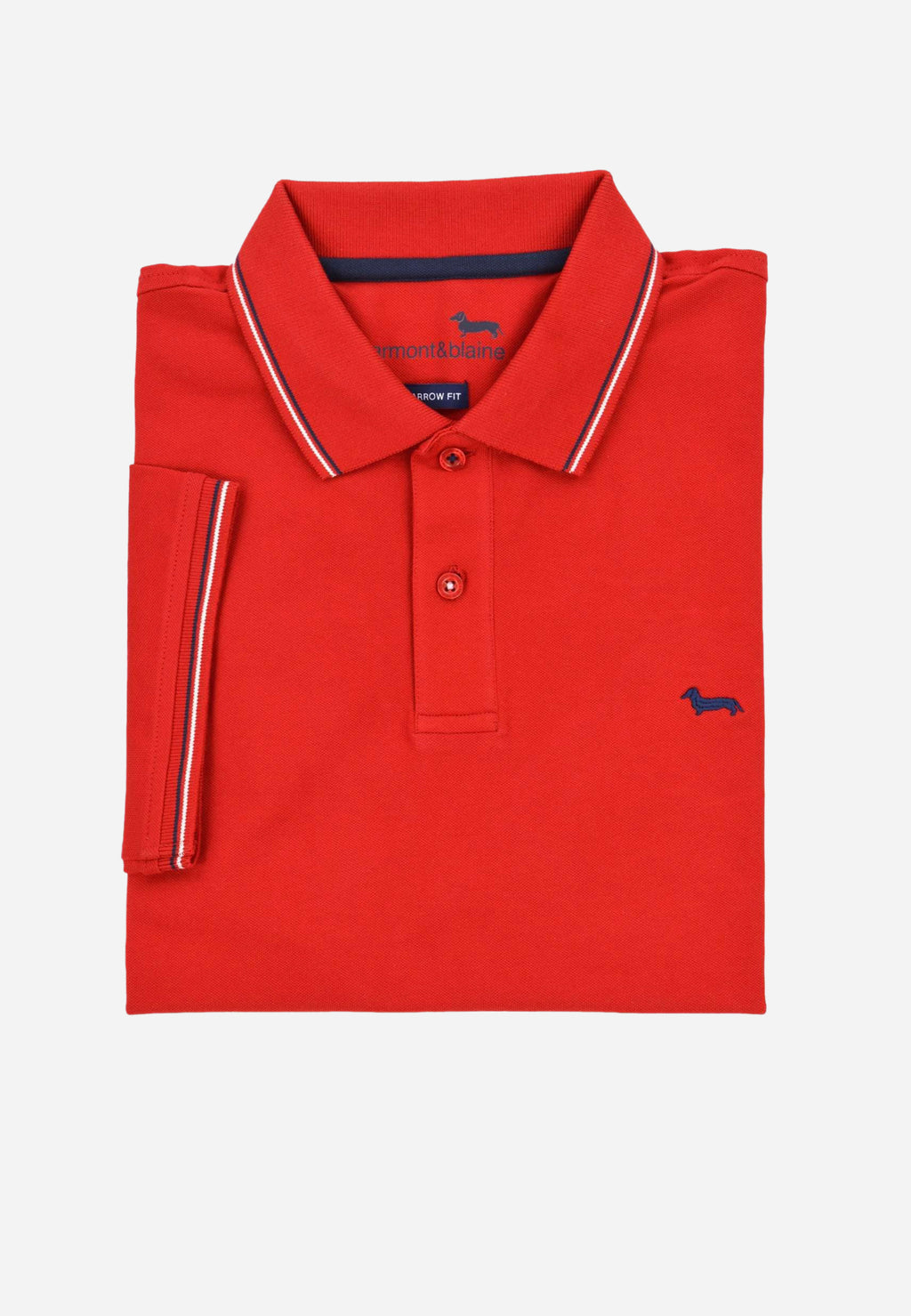 CAMISETA POLO HARMOT&BLAINE ROJO ALGOD (LNL032020862-501)