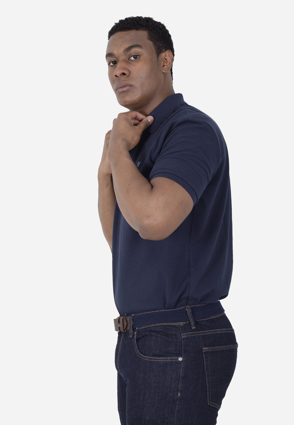 Camiseta Polo Negra H.L.