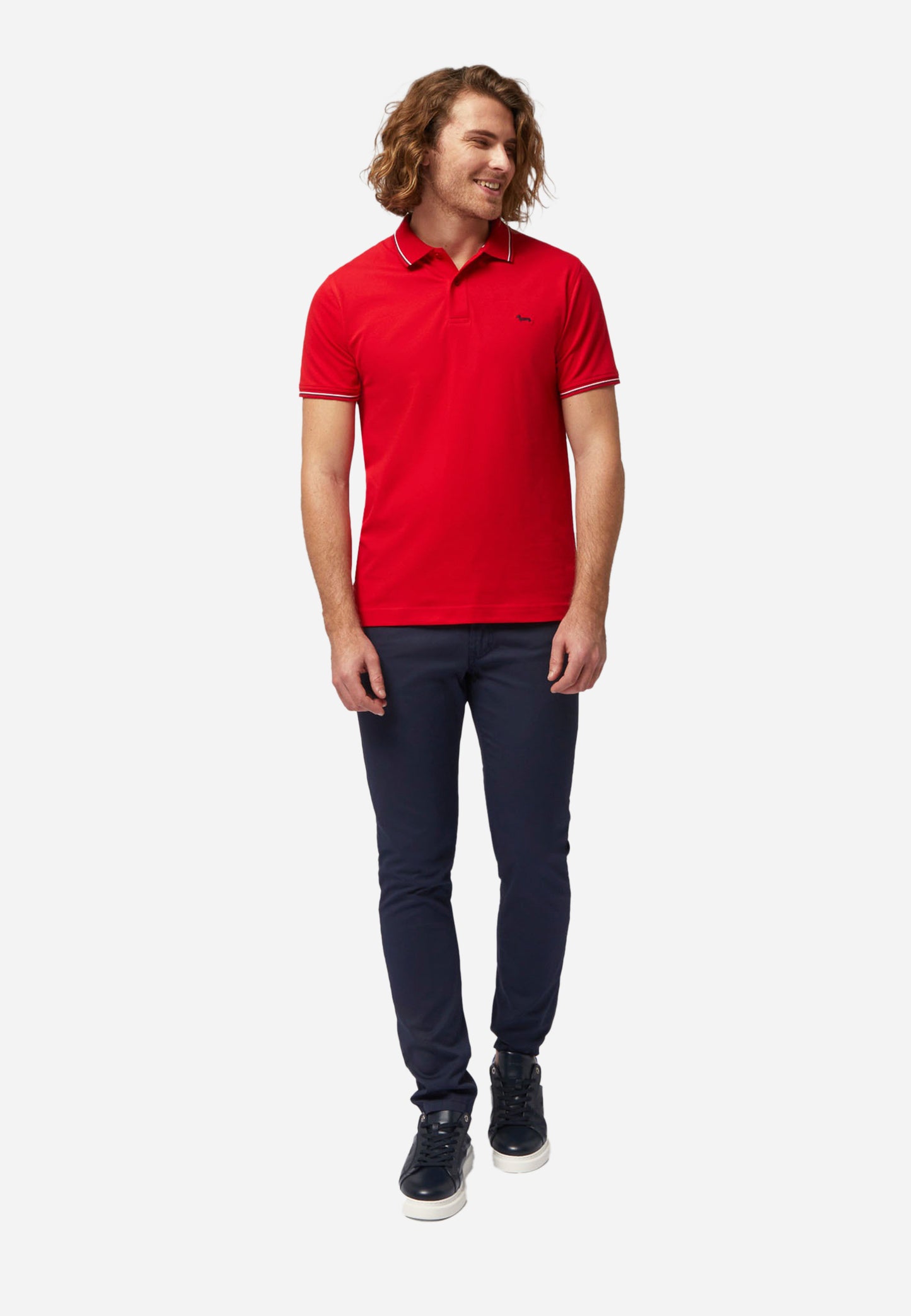 CAMISETA POLO HARMOT&BLAINE ROJO ALGOD (LNL032020862-501)