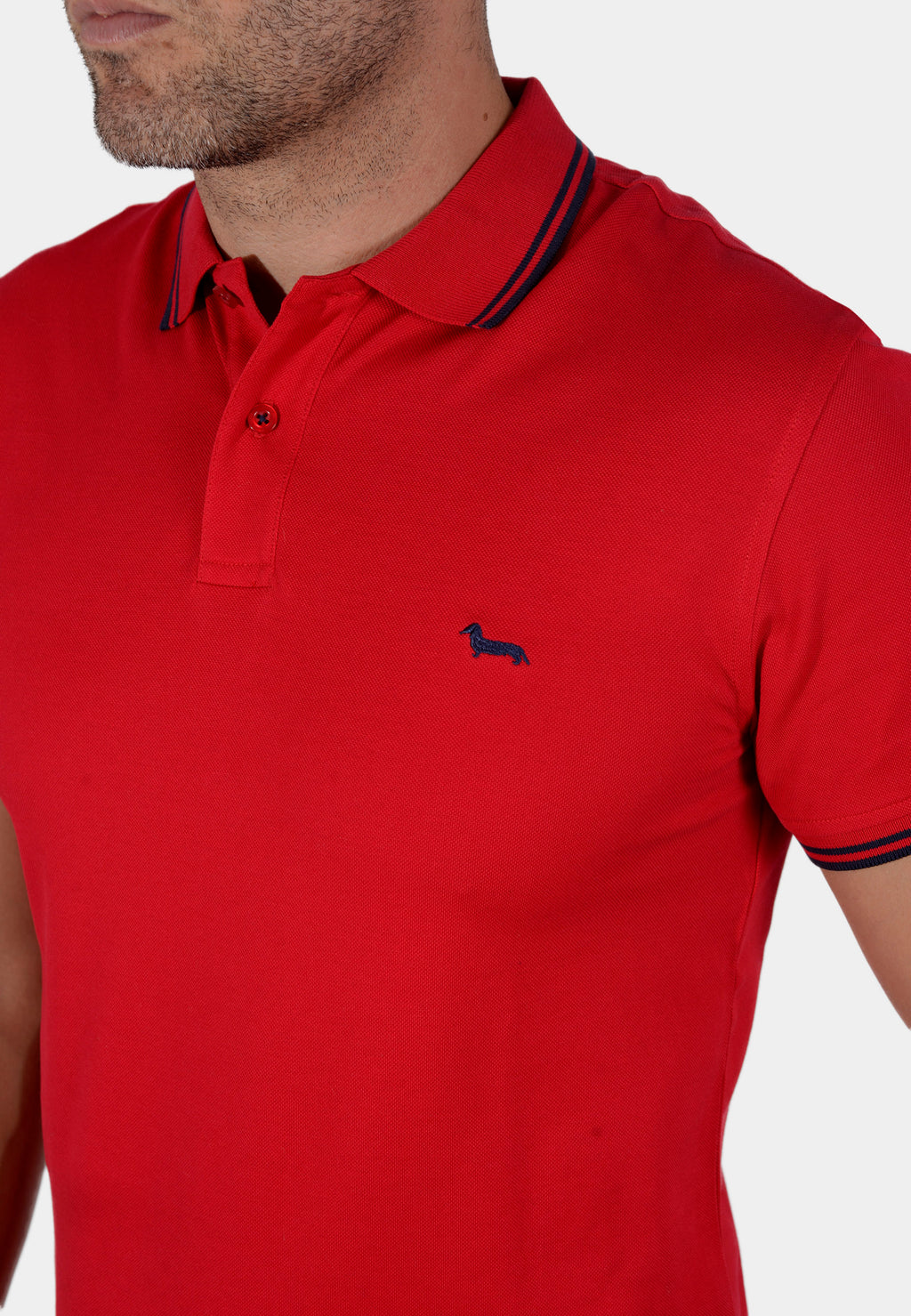 CAMISETA POLO HARMONT ROJO CUERO (LNK0100211480-518)