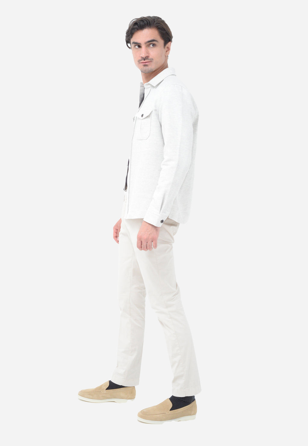 CHAQUETA HACKETT LONDON GRIS ALGODON (HM309759-945)