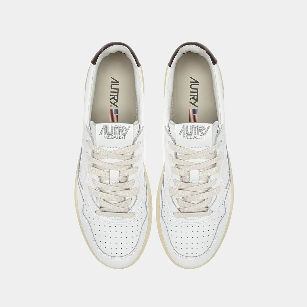 Tenis Medalist Low Blanco/Marrón