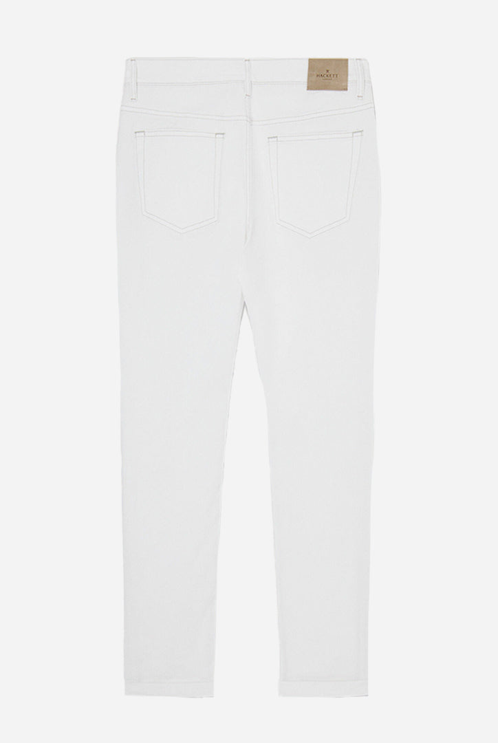 Pantalán  Blanco Bolsillos H.L.