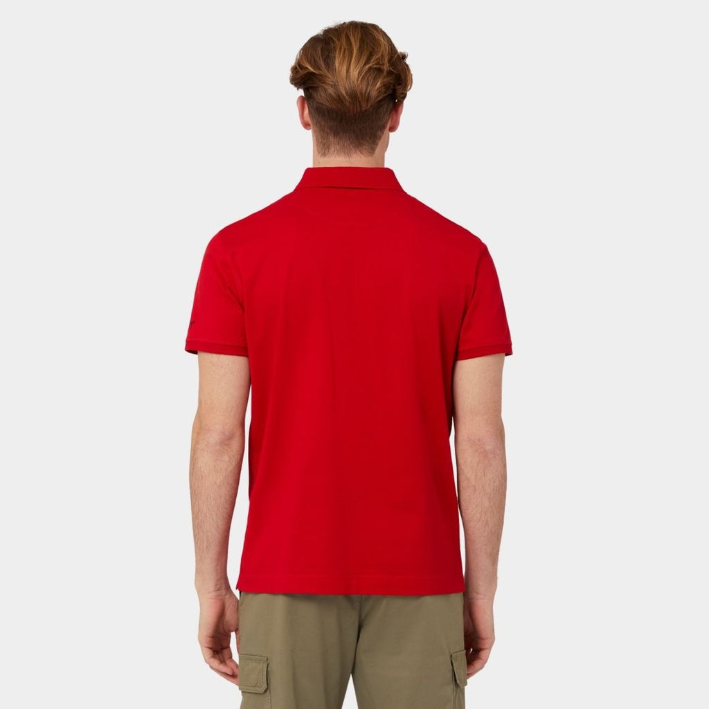CAMISETA POLO HARMONT & BLAINE ROJO ALGODÓN (LRL030021148-501)