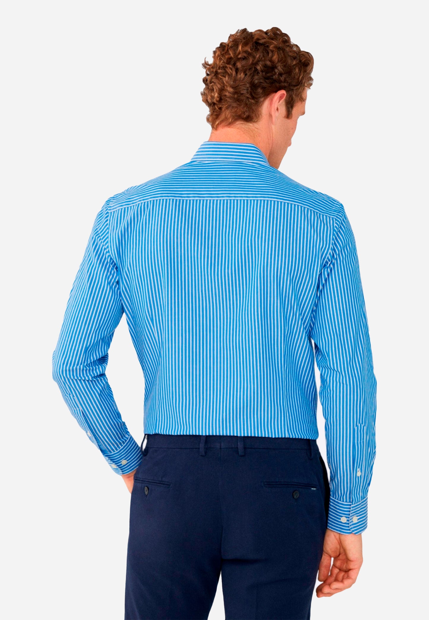 CAMISA SPORT HACKETT LONDON AZUL RYS ALGODON (HM309867-551)