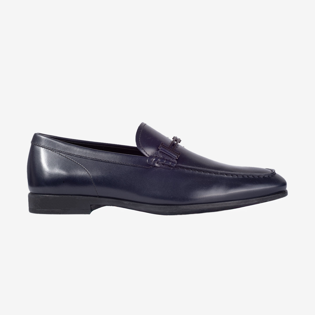 Zapato Mocasines Formales Azul Oscuro T.