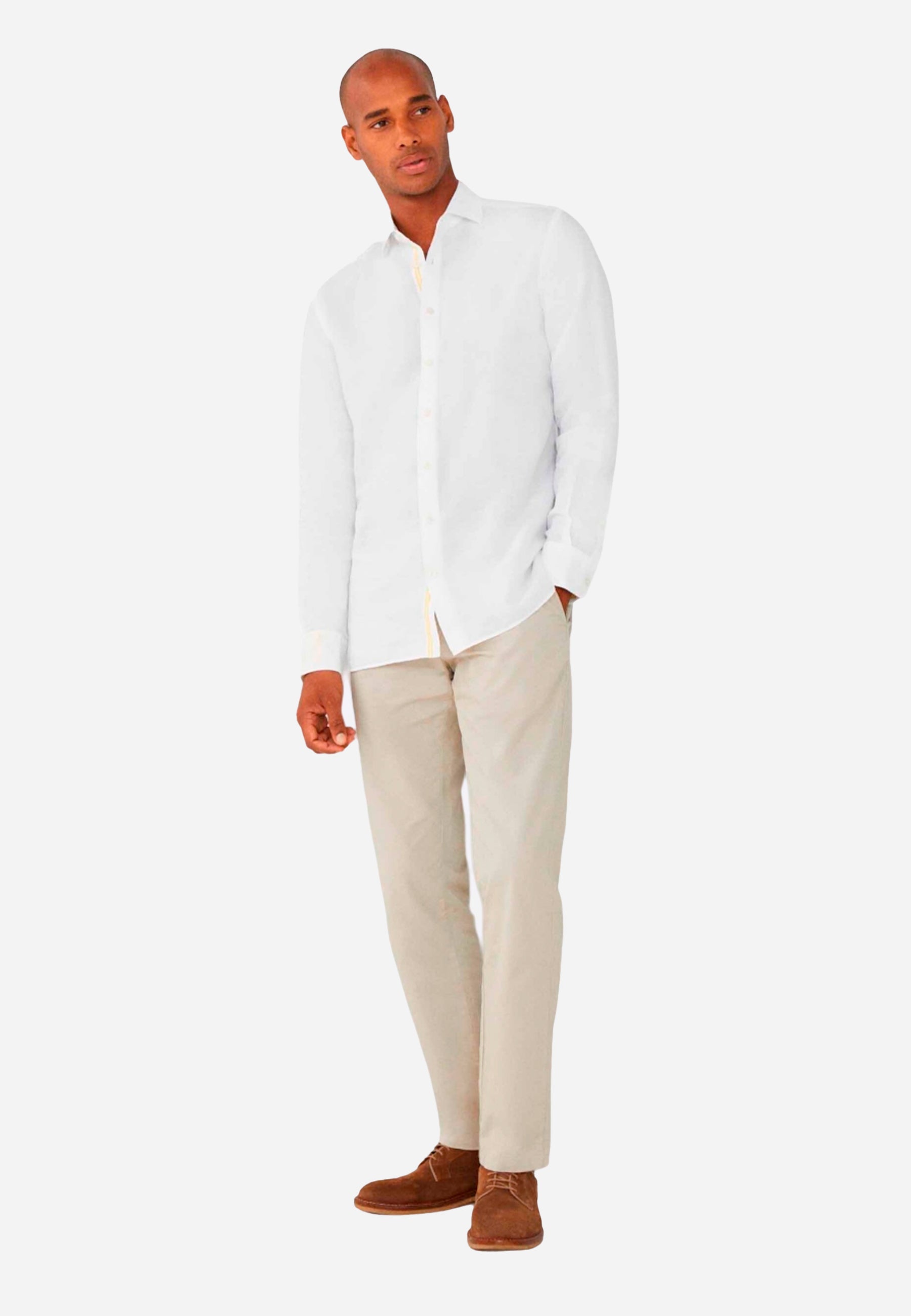 Camisa con Ribete de Contraste H.L.