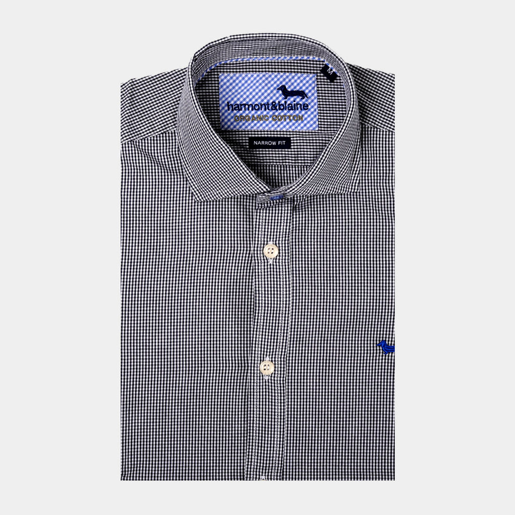 CAMISA HARMONT CUADROS ALGOD  (CNK012011464I-815)