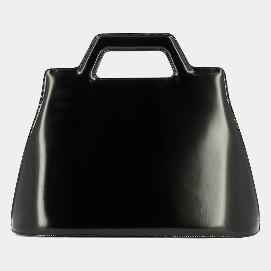 Bolso Wanda M Dama en Cuero Negro S.F.