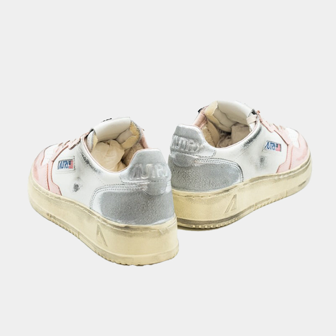 Tenis Medalist Low Super Vintage Dama Blanco/Rosa