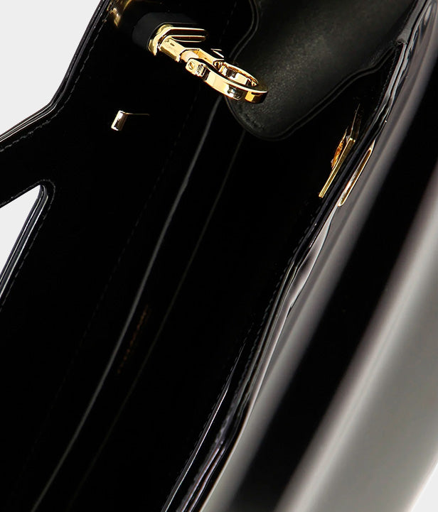 Bolso Wanda M Dama en Cuero Negro S.F.