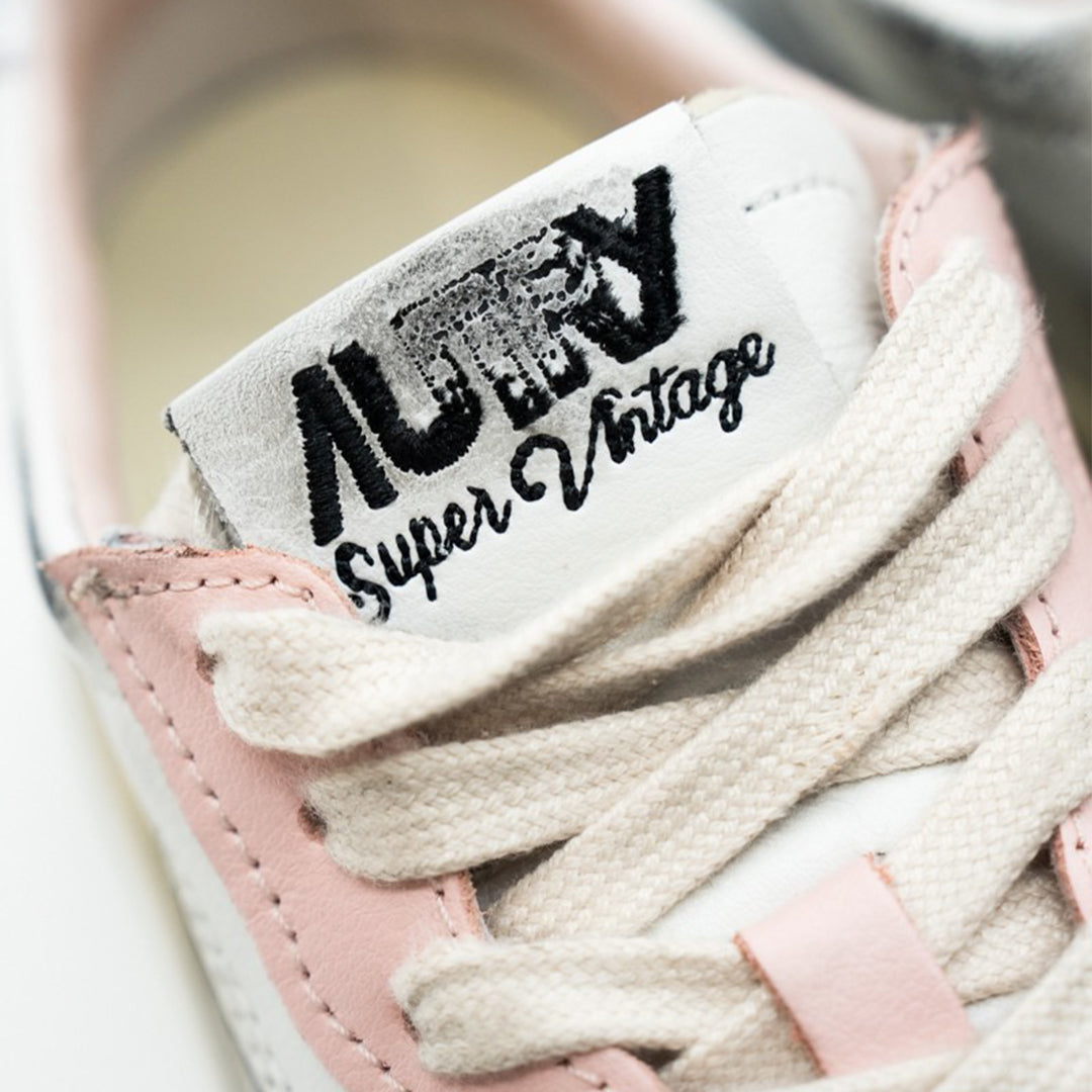 Tenis Medalist Low Super Vintage Dama Blanco/Rosa