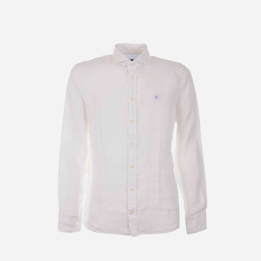 CAMISA SPORT HACKETT LONDON BLANCO LINO (HM309744-800)