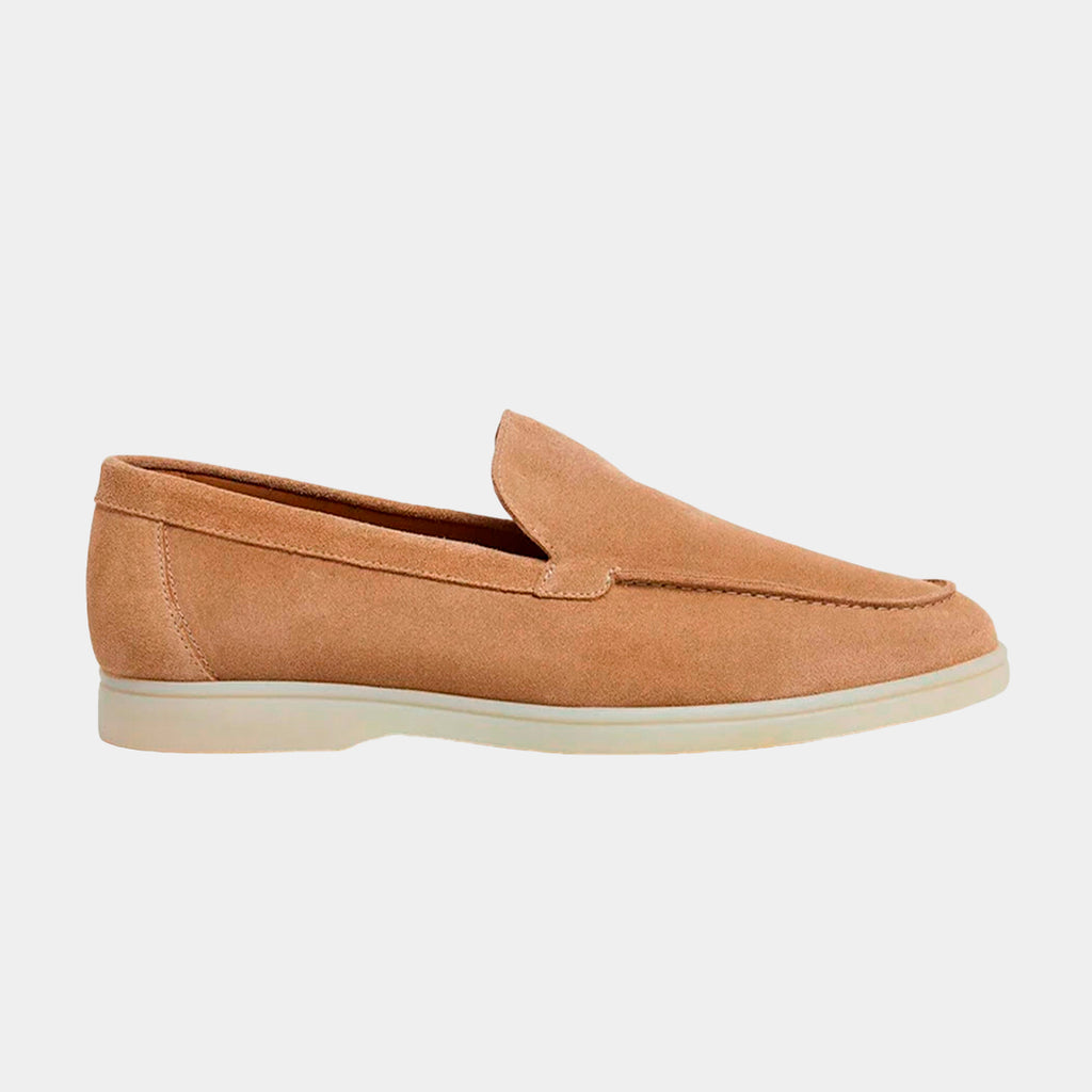 ZAPATO HACKETT LONDON CAFE CLARO GAMUZA CUERO (HMS21361-847)