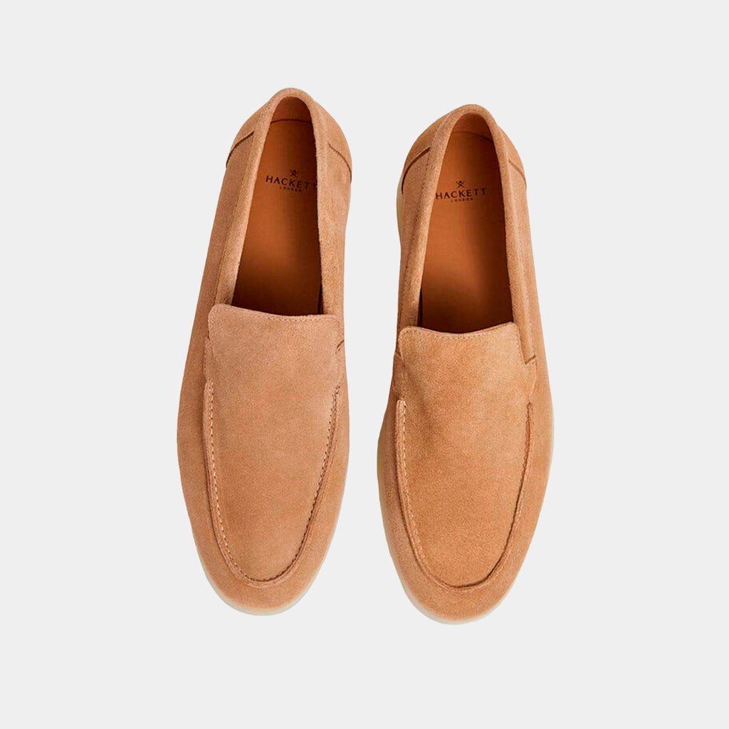 ZAPATO HACKETT LONDON CAFE CLARO GAMUZA CUERO (HMS21361-847)