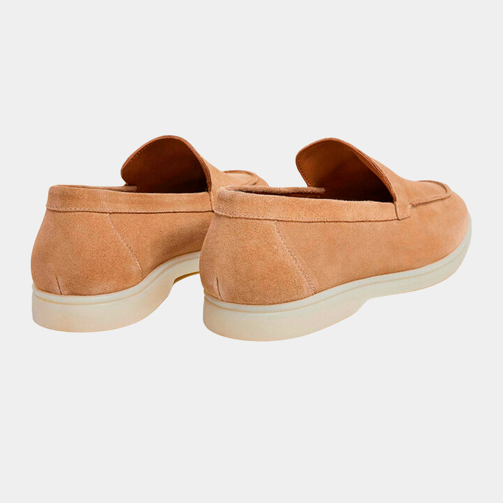 ZAPATO HACKETT LONDON CAFE CLARO GAMUZA CUERO (HMS21361-847)