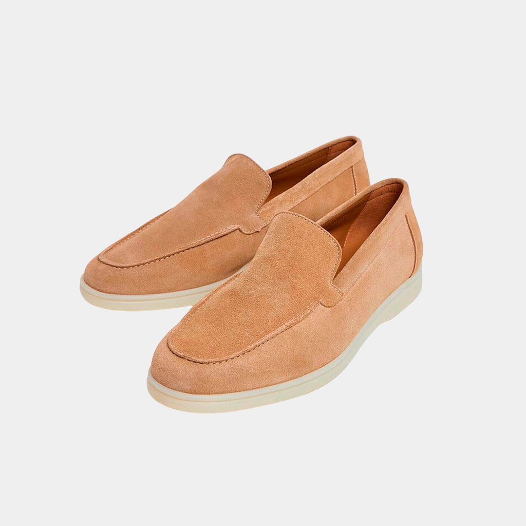 ZAPATO HACKETT LONDON CAFE CLARO GAMUZA CUERO (HMS21361-847)