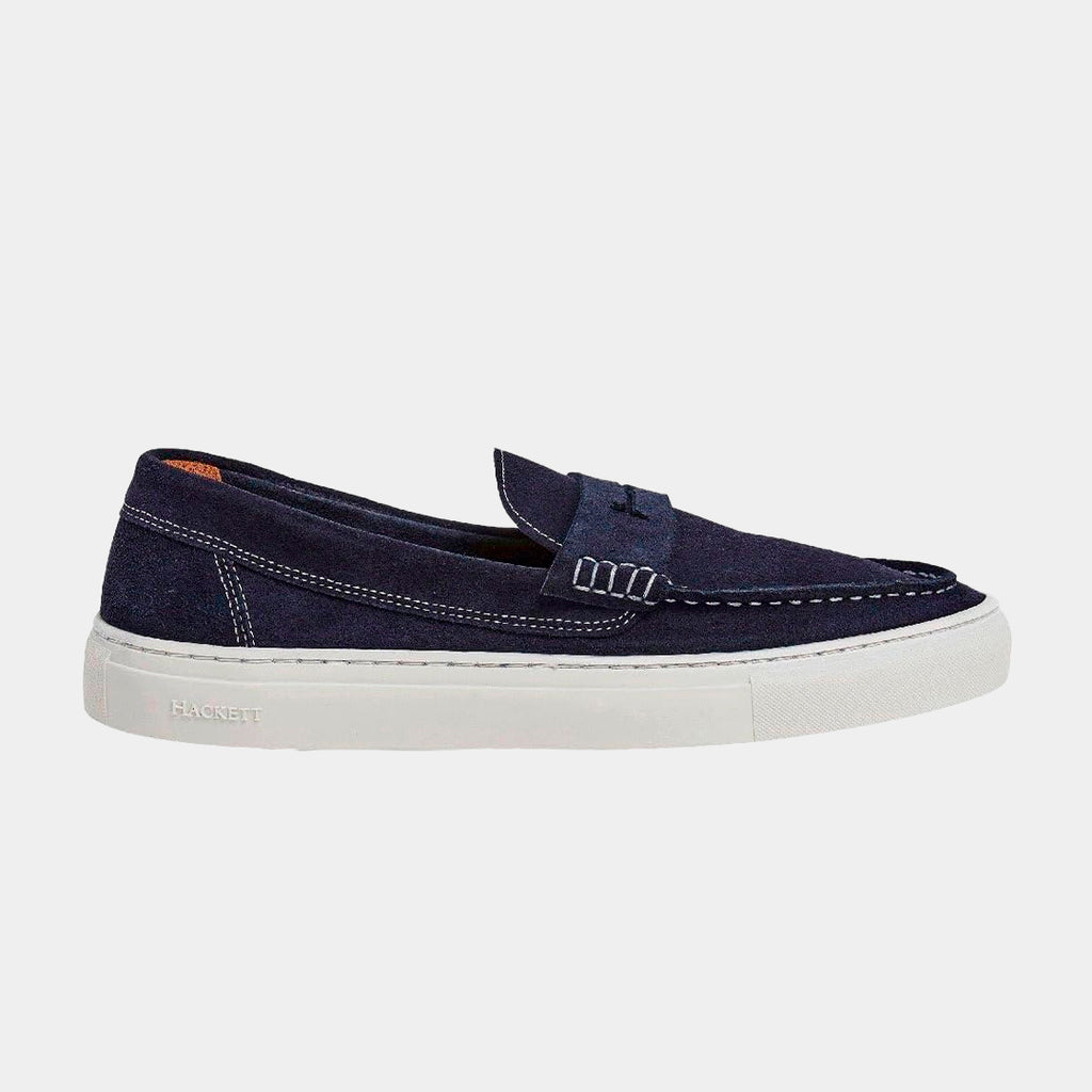 ZAPATO HACKETT LONDON AZUL GAMUZA(HMS21375-595)