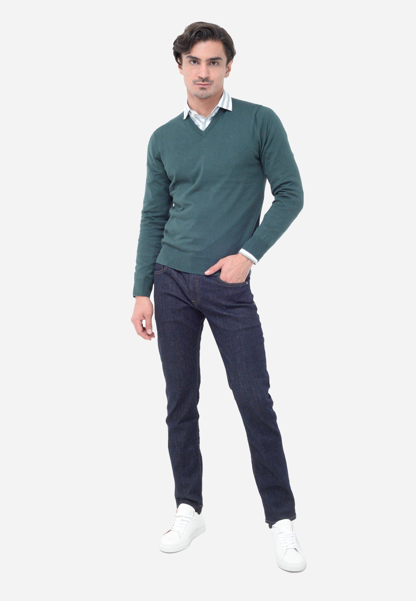 SWETER HACKETT LONDON VERDE ALG + SEDA (HM703083-670)