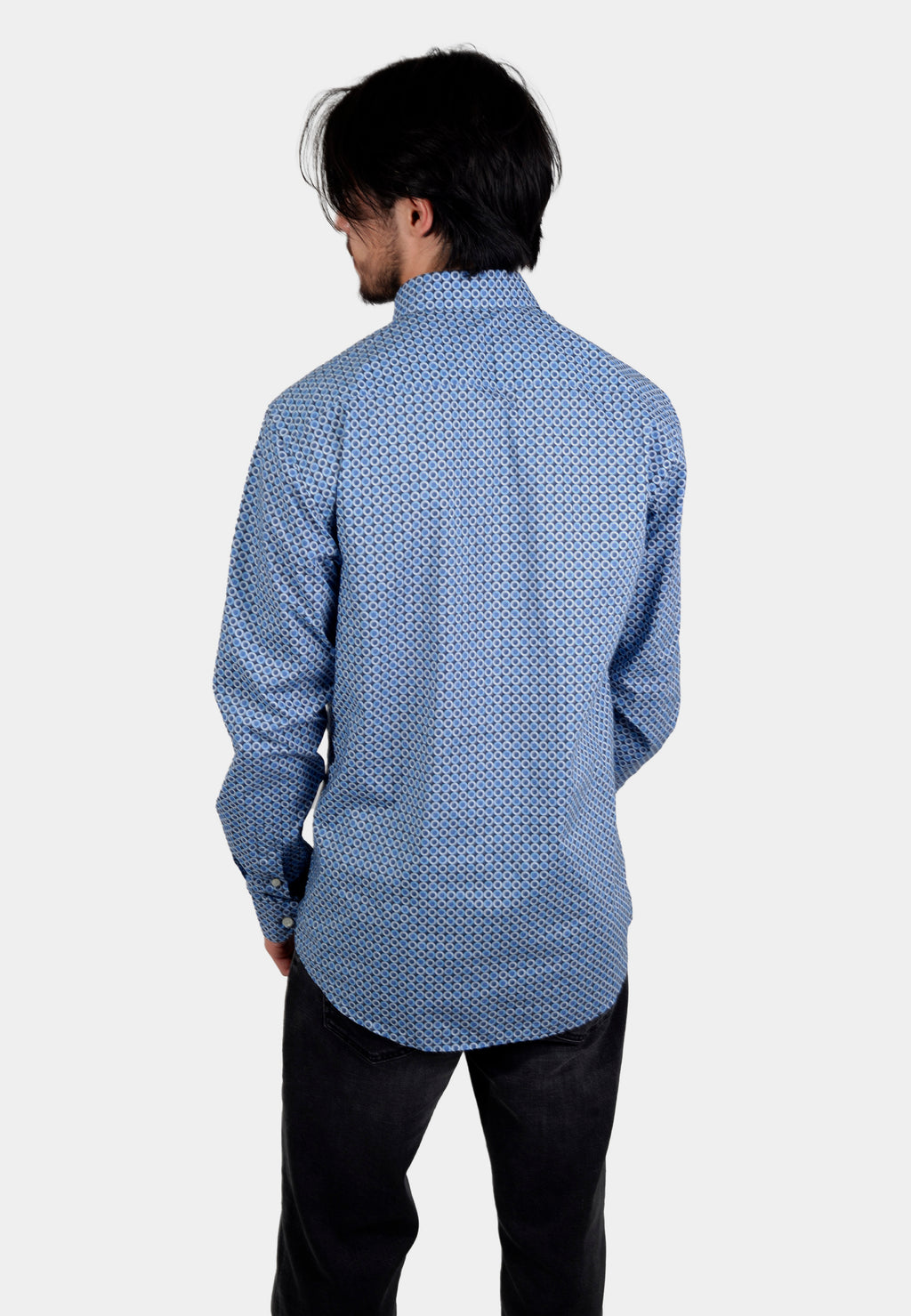 CAMISA HARMONT AZUL ALGOD (CNK026012520M-805)