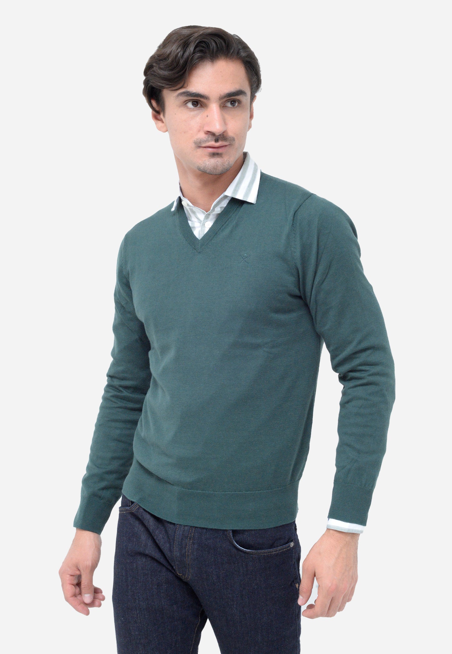 SWETER HACKETT LONDON VERDE ALG + SEDA (HM703083-670)