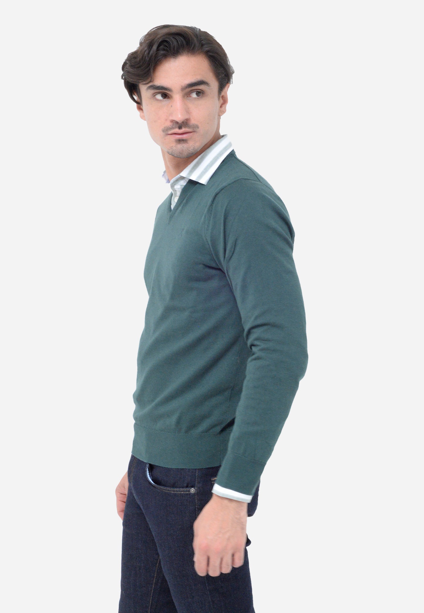 SWETER HACKETT LONDON VERDE ALG + SEDA (HM703083-670)