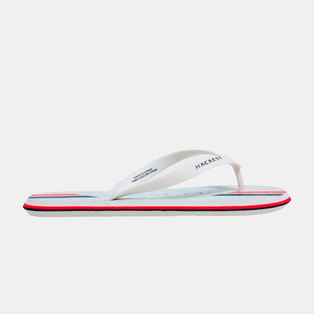 Sandalias Rayas Blancas/Rojas H.L.