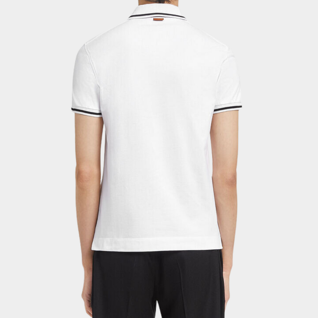 Camiseta Polo Blanca Hombre E.Z.