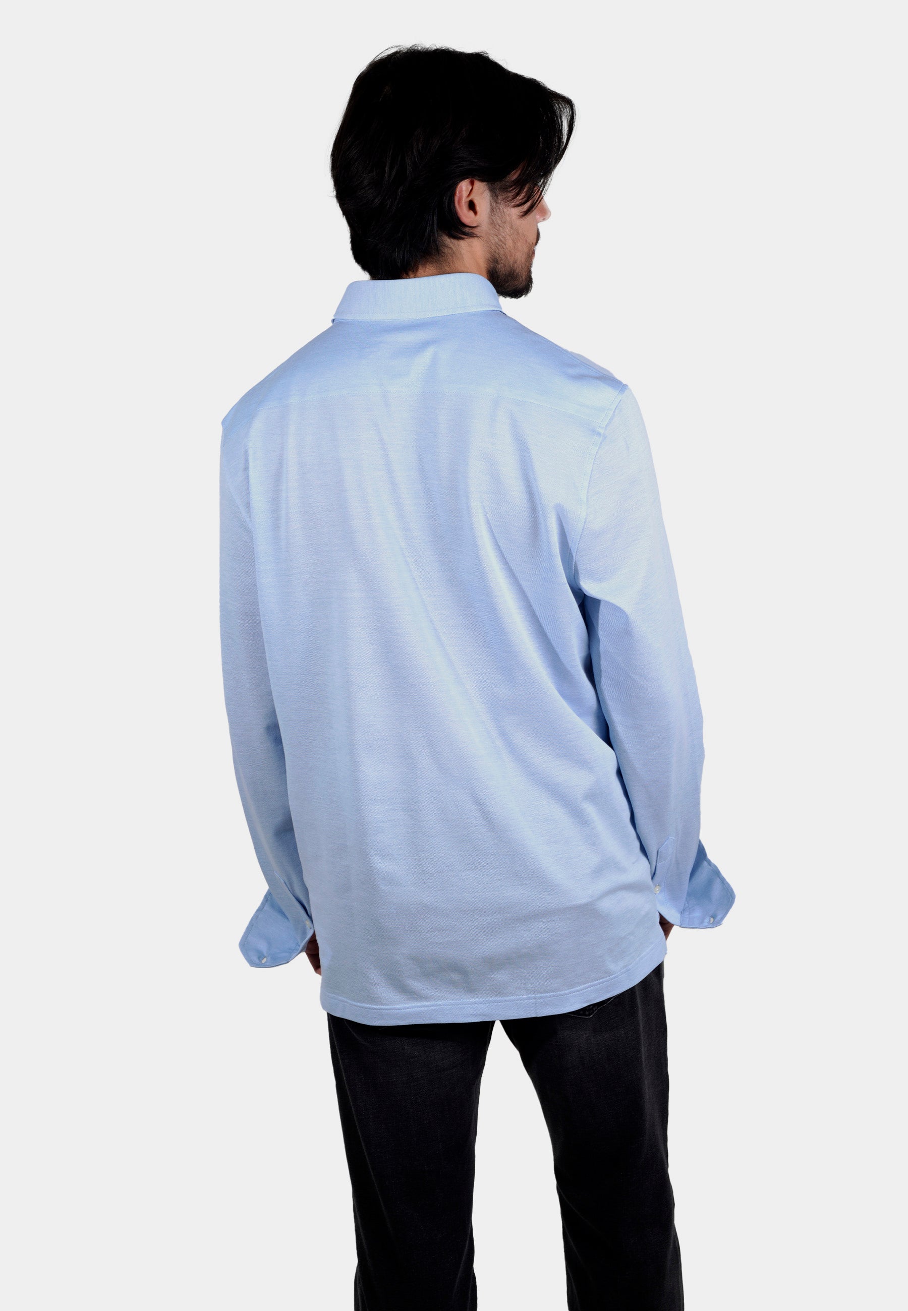 Camisa Hombre Celeste H&B