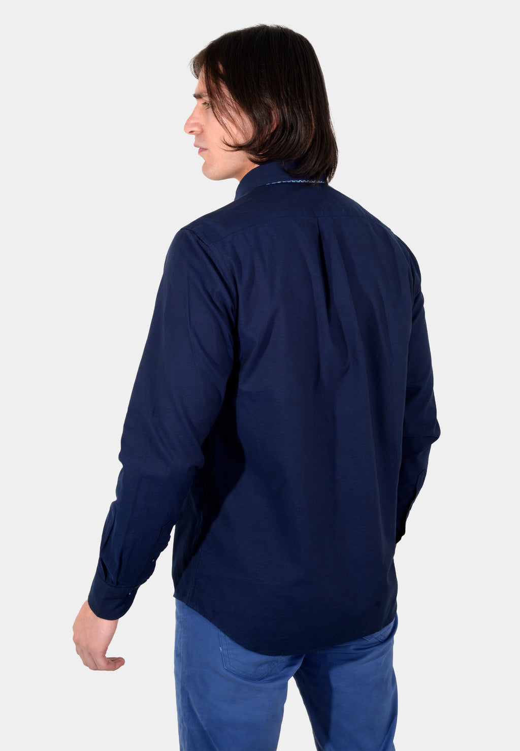 CAMISA HARMONT AZUL ALGOD (CRK913T11760M-805)