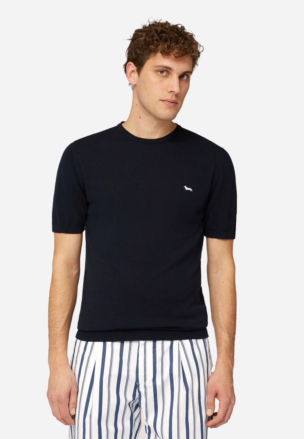 Camiseta Hombre Tshirt Azul H&B