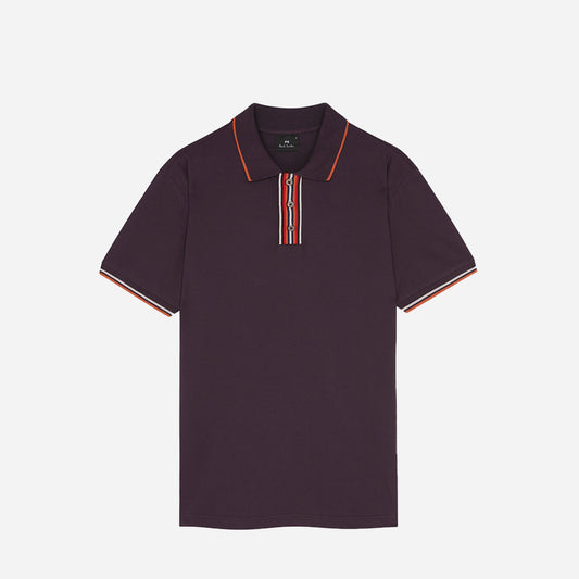 CAMISETA POLO PAUL SMITH MORADO ALG+ ELAS (M2R-096Z-N21511-54)