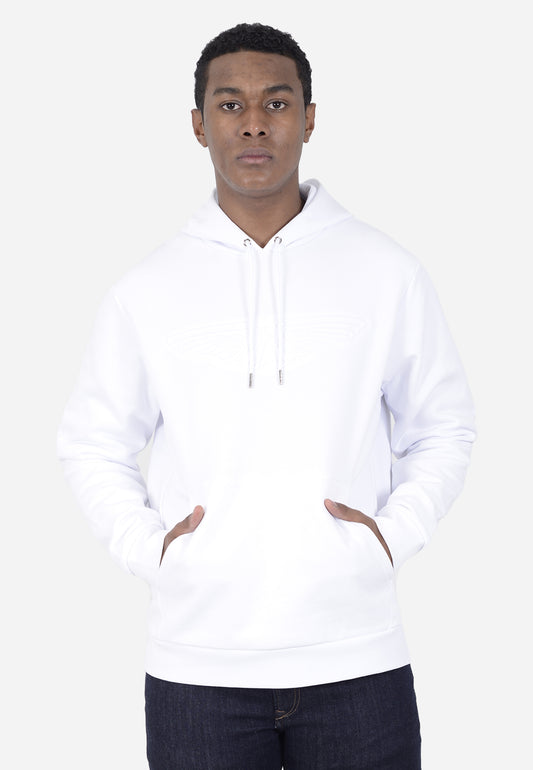 HOODIE HACKETT LONDON BLANCO ALGODON (HM581203-800)