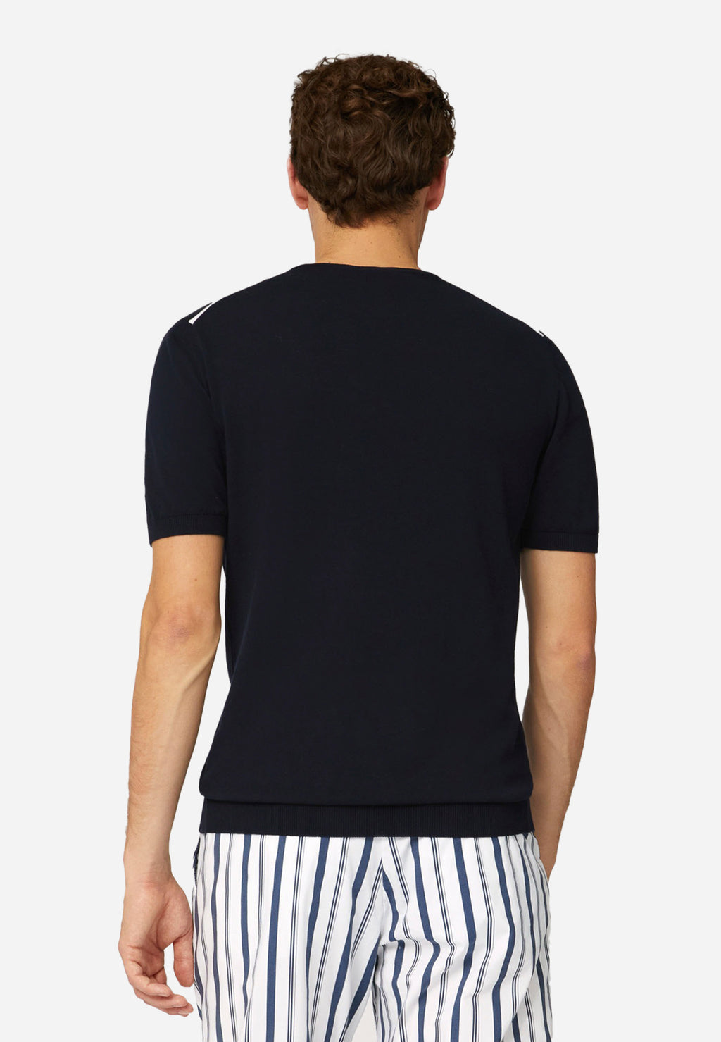 Camiseta Hombre Tshirt Azul H&B