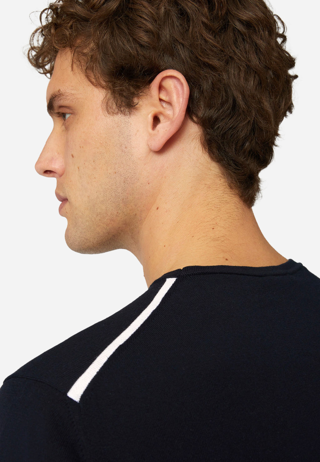 Camiseta Hombre Tshirt Azul H&B