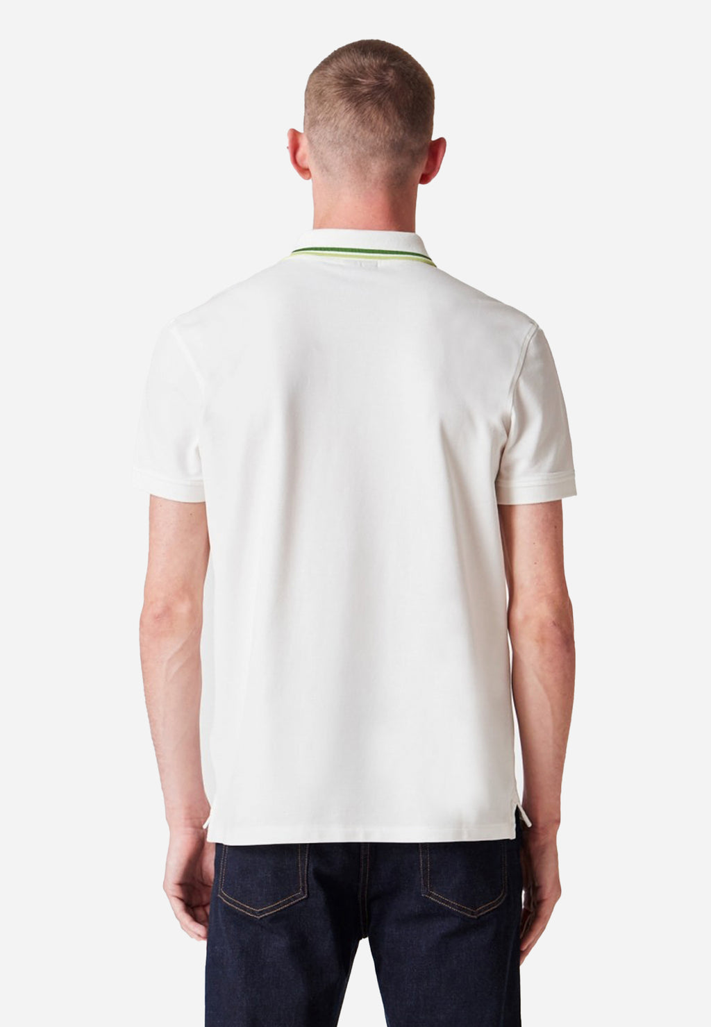 CAMISETA POLO PAUL SMITH BLANCO ALG + ELAS (M2R-151LE-N21511-02A)