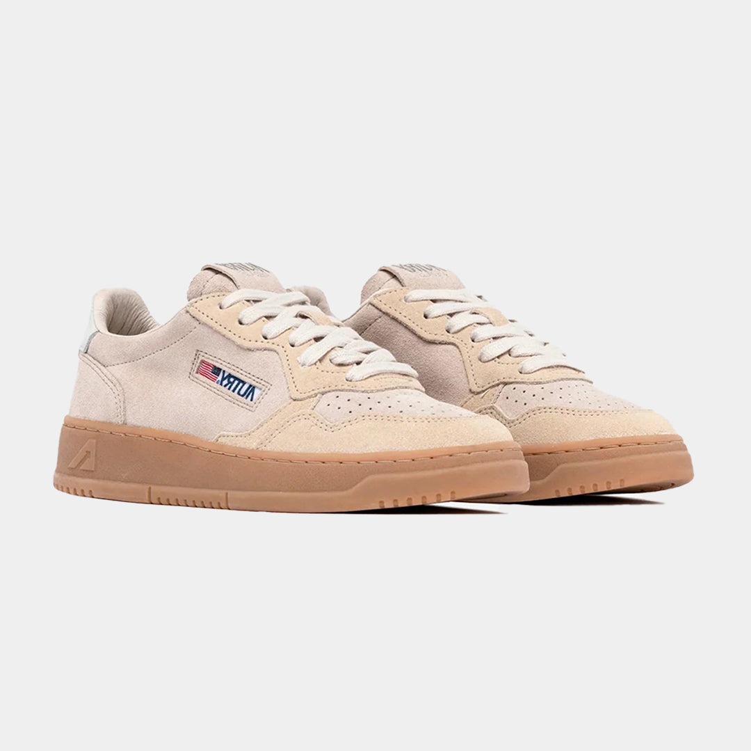 TENIS AUTRY DAMA BEIGE GAMUZA (A100AULWXS17)