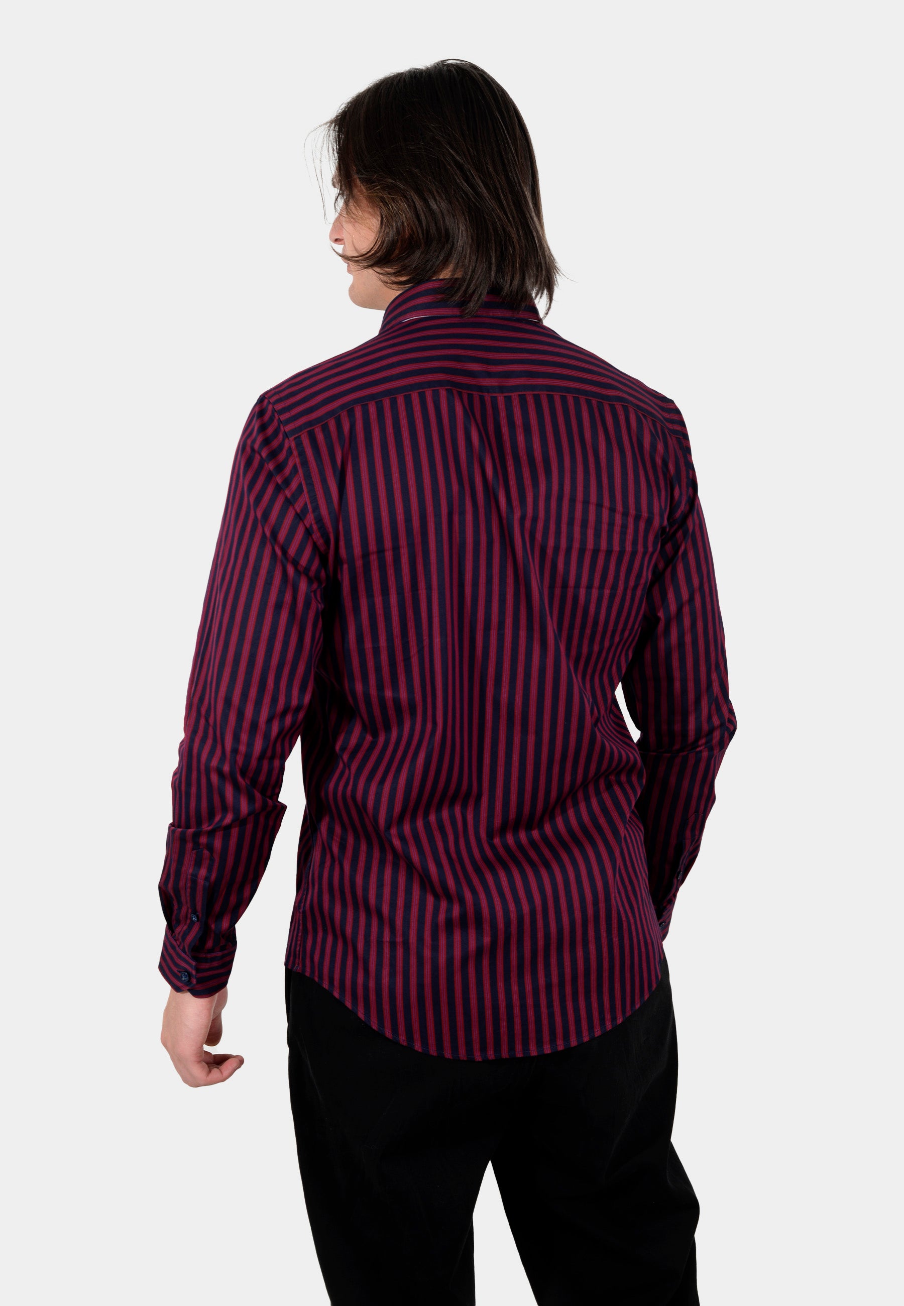 Camisa de Rayas Vibrantes "Impact" H&B