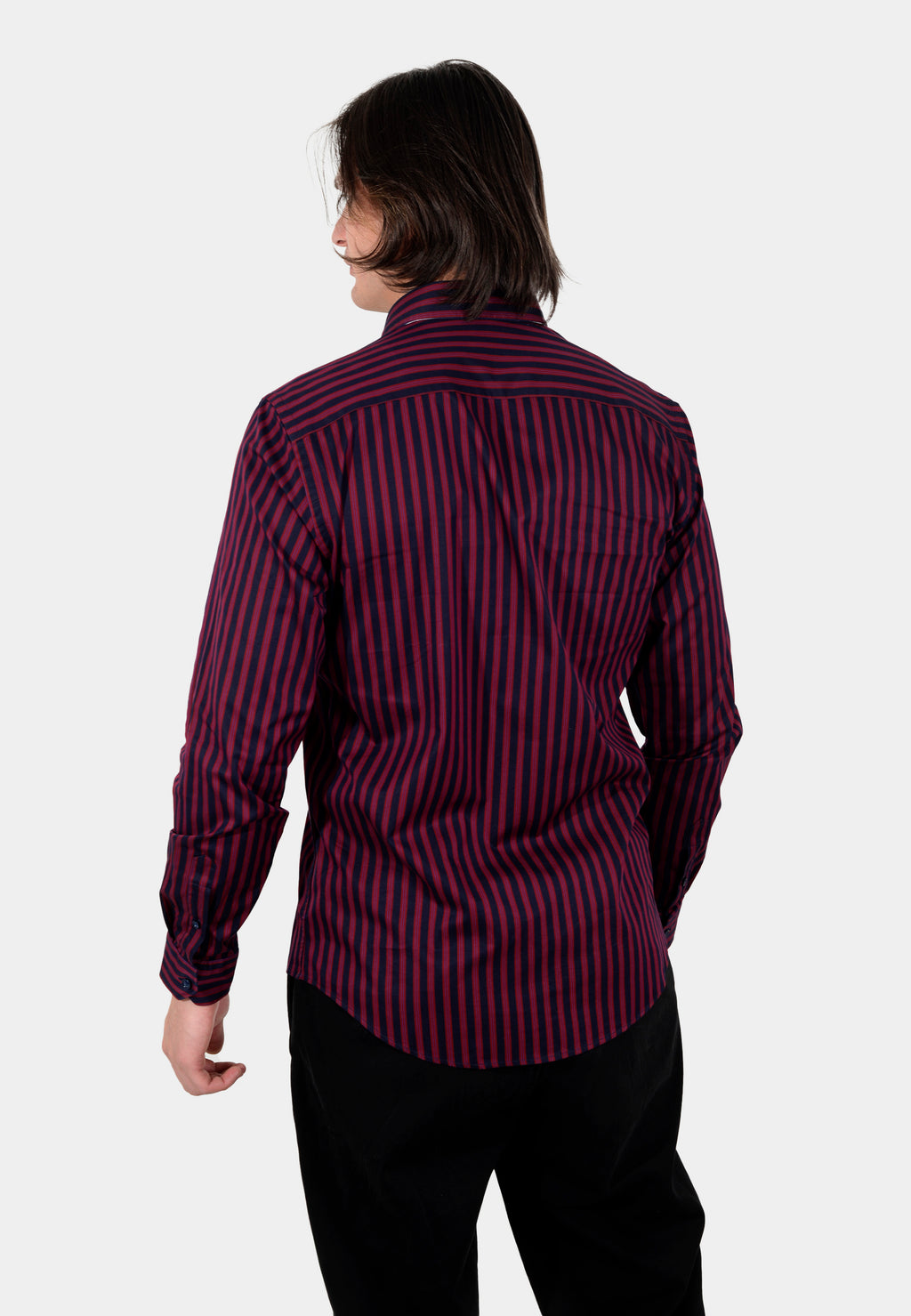 CAMISA HARMONT VINOTINTO NEGRO RYS ALGOD (CNK011012607N-532)