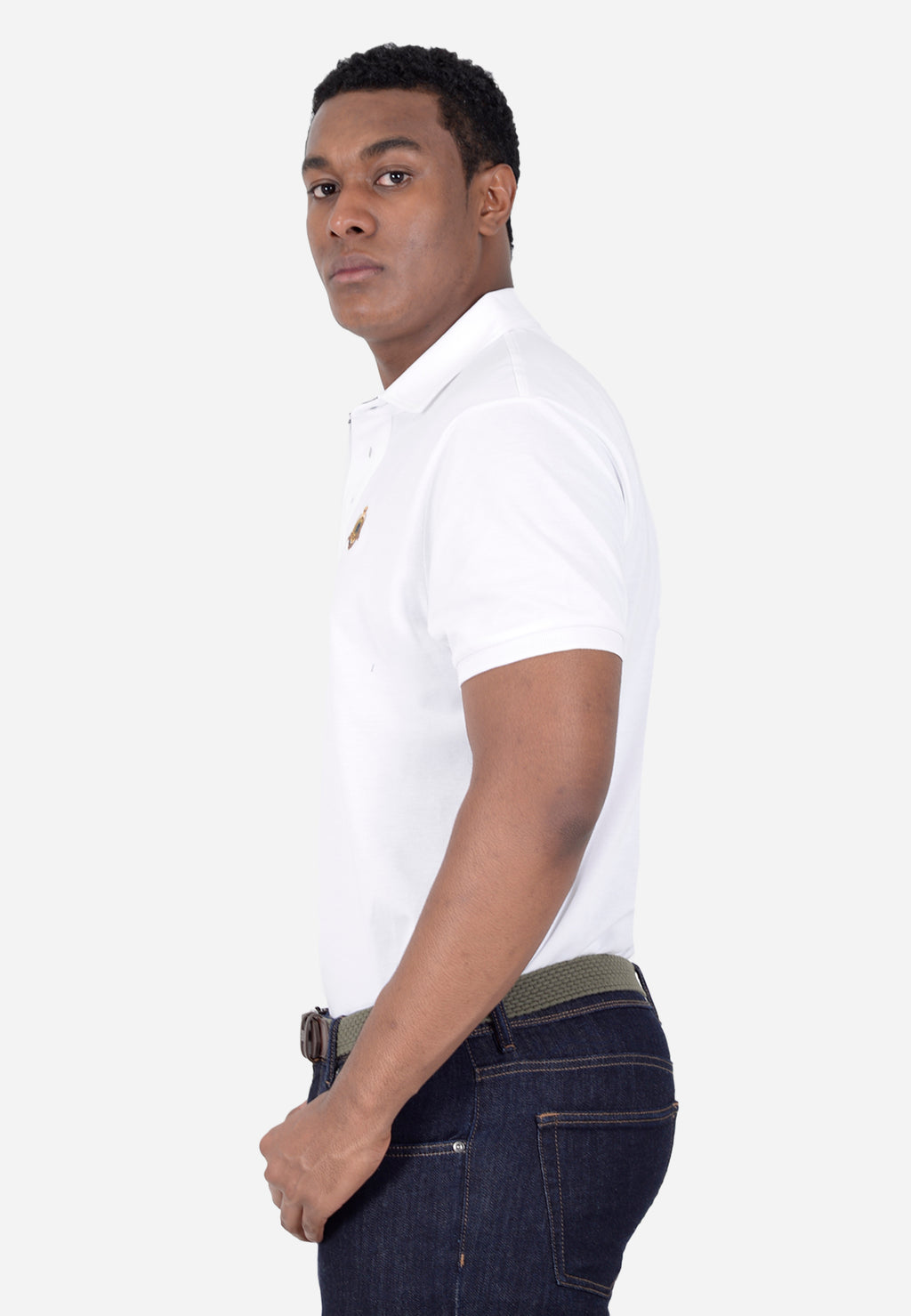 CAMISETA POLO HACKETT LONDON BLANCO ALGODON (HM563267-800)