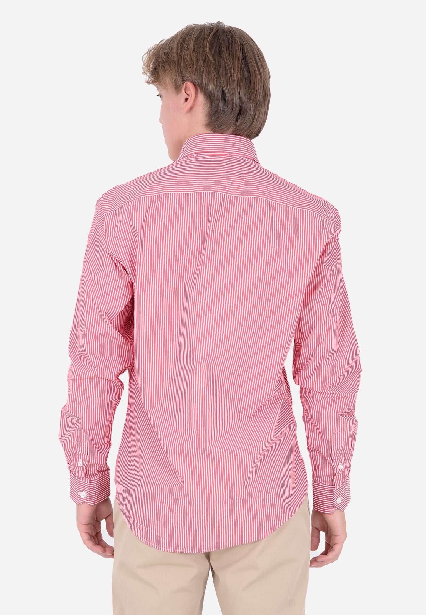 CAMISA HARMOT&BLAINE ROJO RYS ALGOD (CNL012011468I-501)