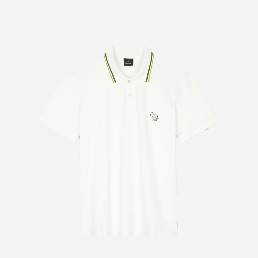 CAMISETA POLO PAUL SMITH BLANCO ALG + ELAS (M2R-151LE-N21511-02A)